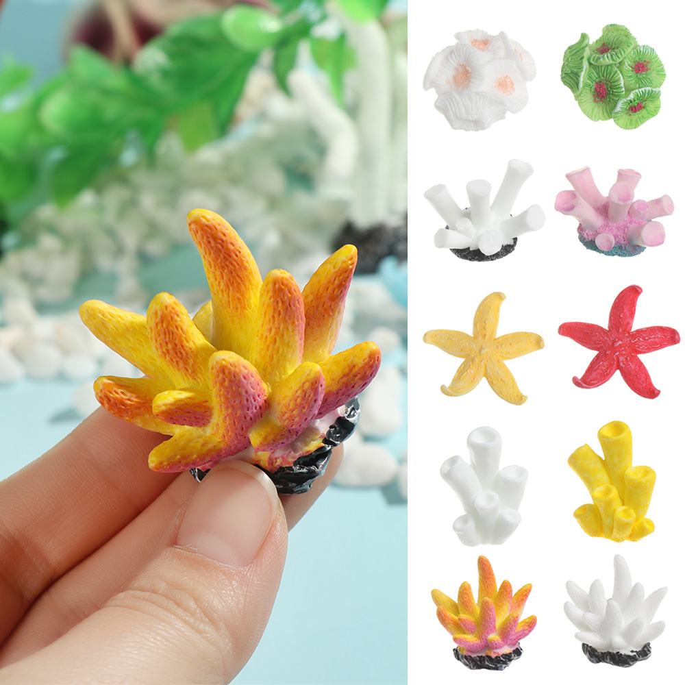 Fish Tank Gravel - Buatan Coral Ikan Tangki Ornamen Simulasi