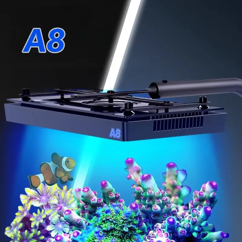 Aquarium Fish Tank - Lampu LED Akuarium Spektrum Penuh A8SE