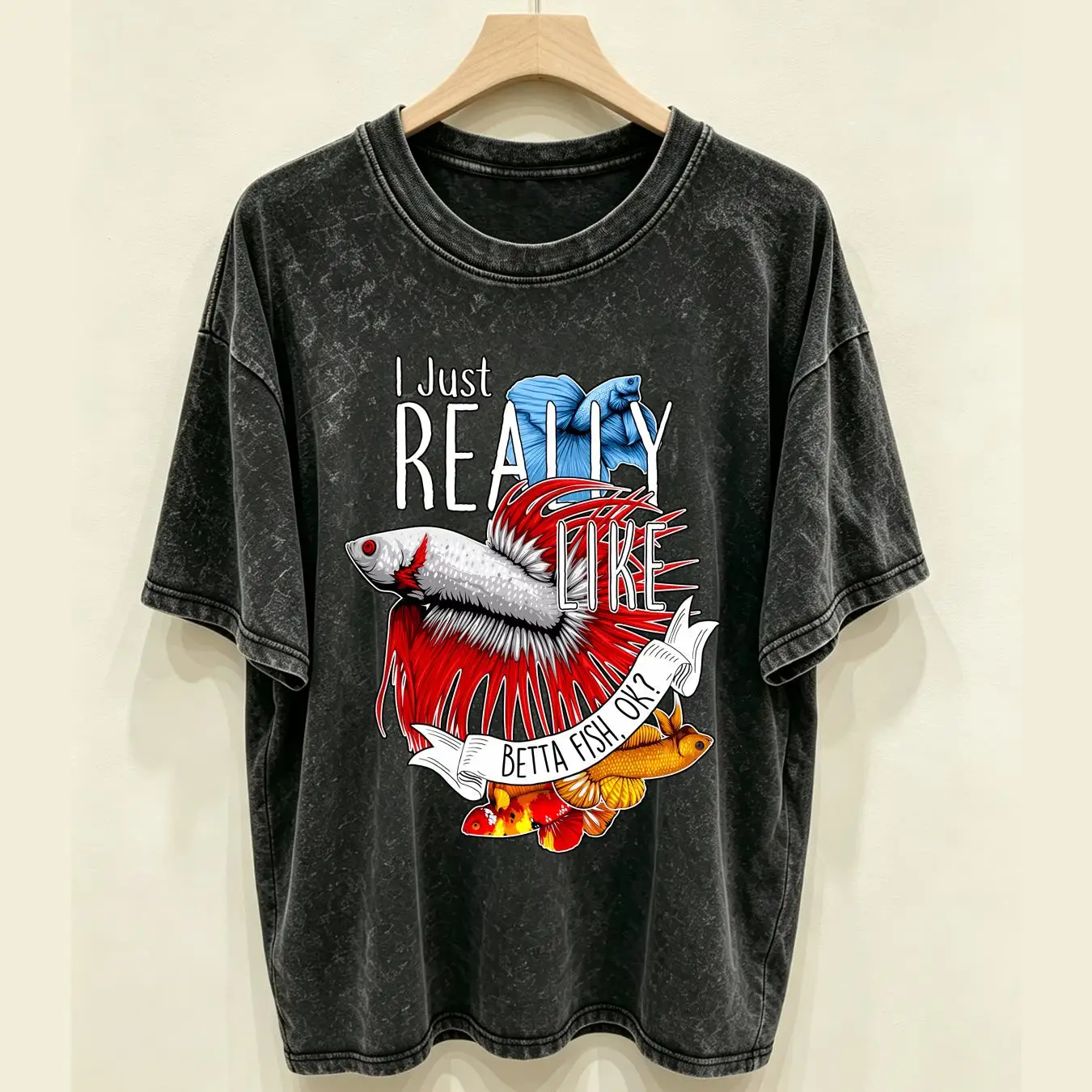 Kaos yang sudah dicuci, motif  - Aquarium Fish Keeping ulasan dan harga