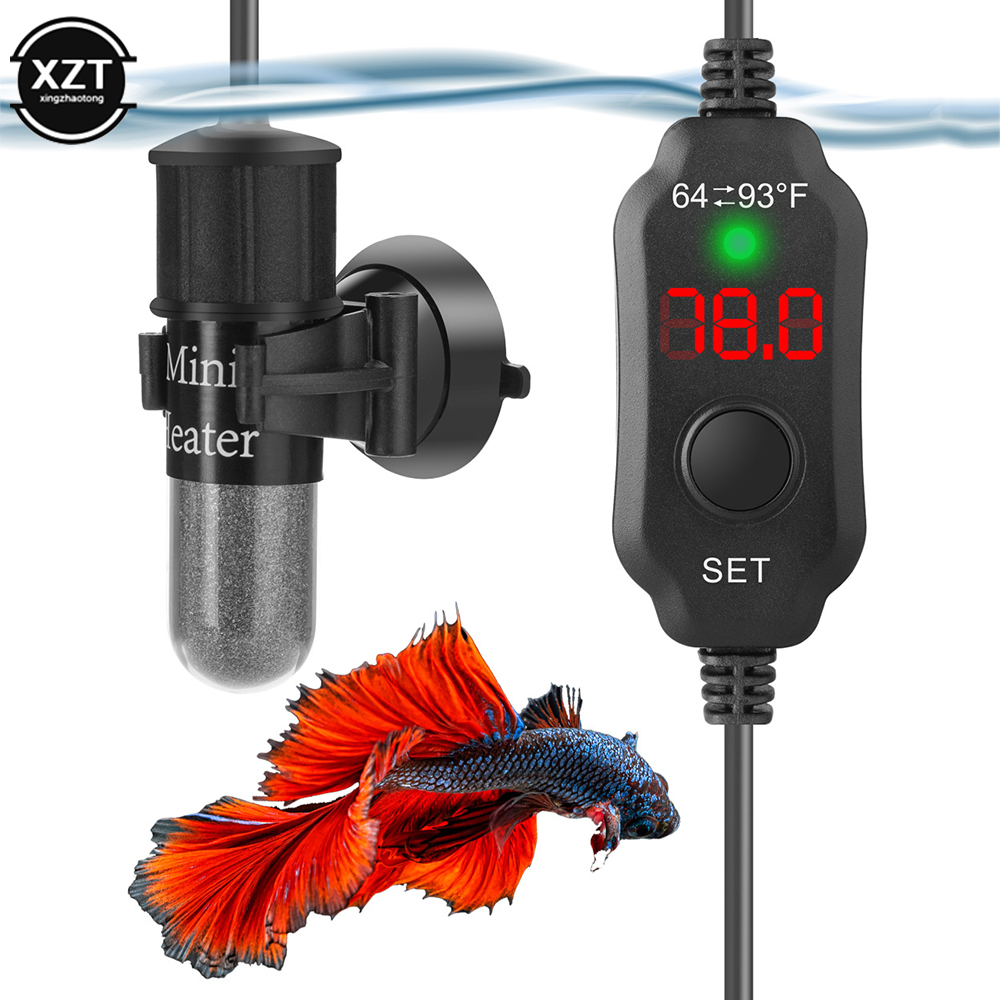 Mini USB Pengisian Daya Akuari - Fish Tank Heater ulasan dan harga