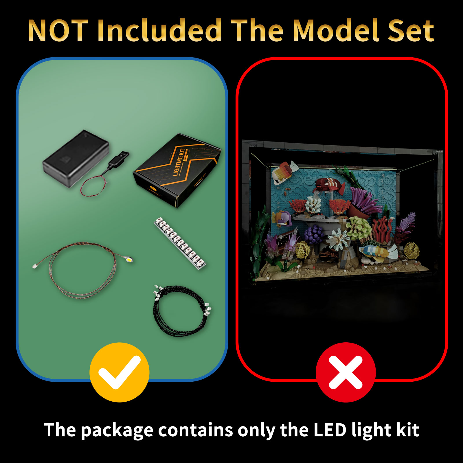 Kit Lampu LED LYBMTWF, kompati - Aquarium Light ulasan dan harga