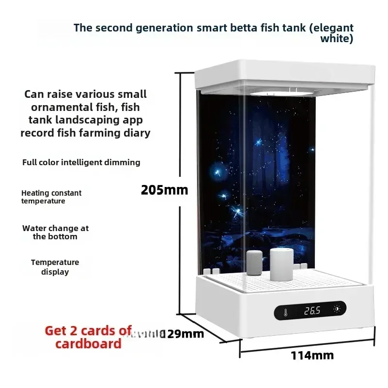 Akuarium meja mini ekologi sir - Betta Fish Tank ulasan dan harga
