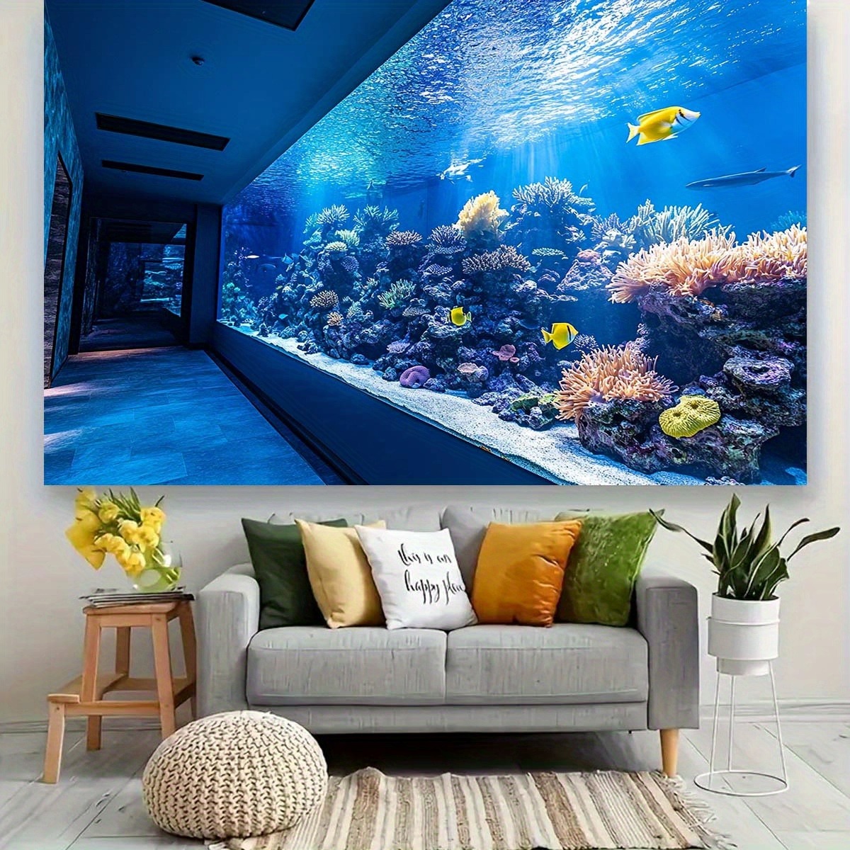 Permadani Akuarium Bawah Air y - Fish Aquarium Home ulasan dan harga