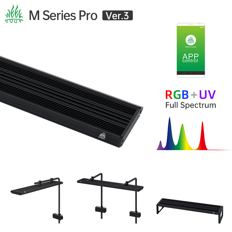 Lampu Akuarium LED UV RGB Seri - Aquarium Light ulasan dan harga