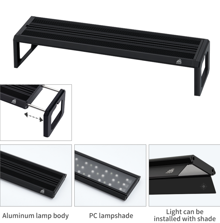Lampu Akuarium LED UV RGB Seri - Aquarium Light ulasan dan harga