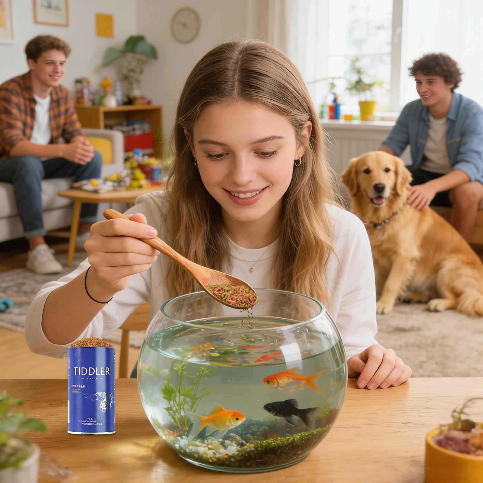 Pakan Ikan Akuarium Pakan Ikan - Betta Fish Tank ulasan dan harga