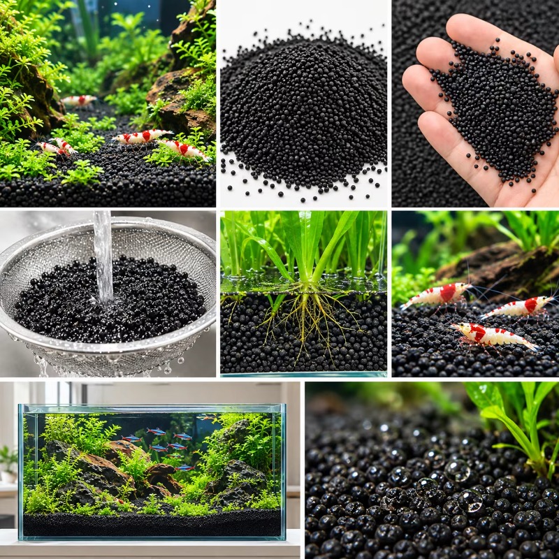 Media Tanam Akuarium Hitam unt - Fish Tank Gravel ulasan dan harga