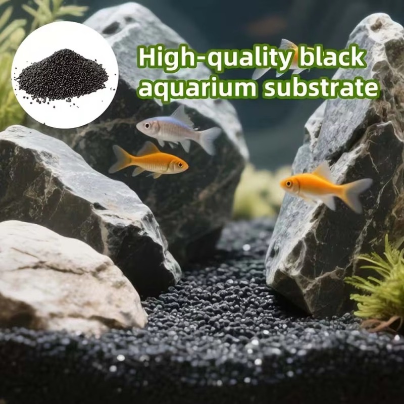 Media Tanam Akuarium Hitam unt - Fish Tank Gravel ulasan dan harga